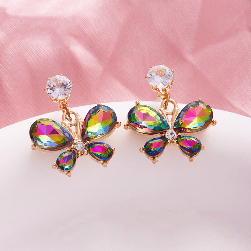 Wholesale  Light Luxury High-end Sense Butterfly Earrings