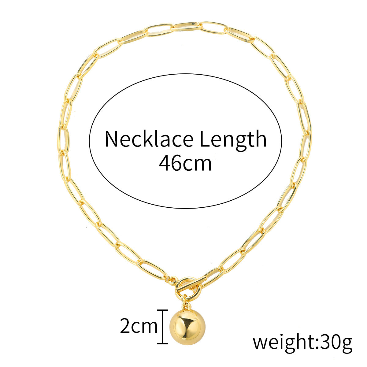 Wholesale Metal  Hip-hop Style Cold Style Simple Necklace
