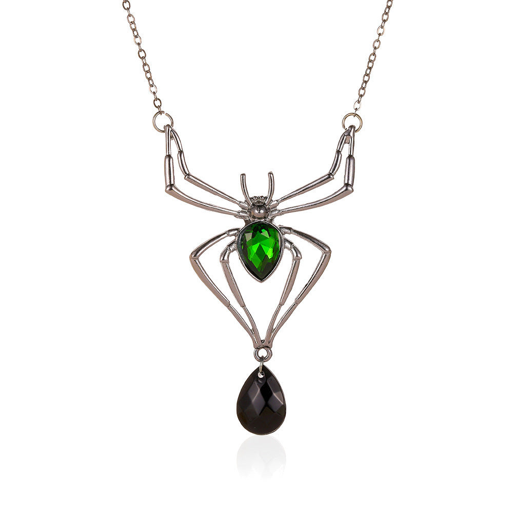 Wholesale Alloy Electroplated   Vintage Green Women' s Jewelry Set Party Wear