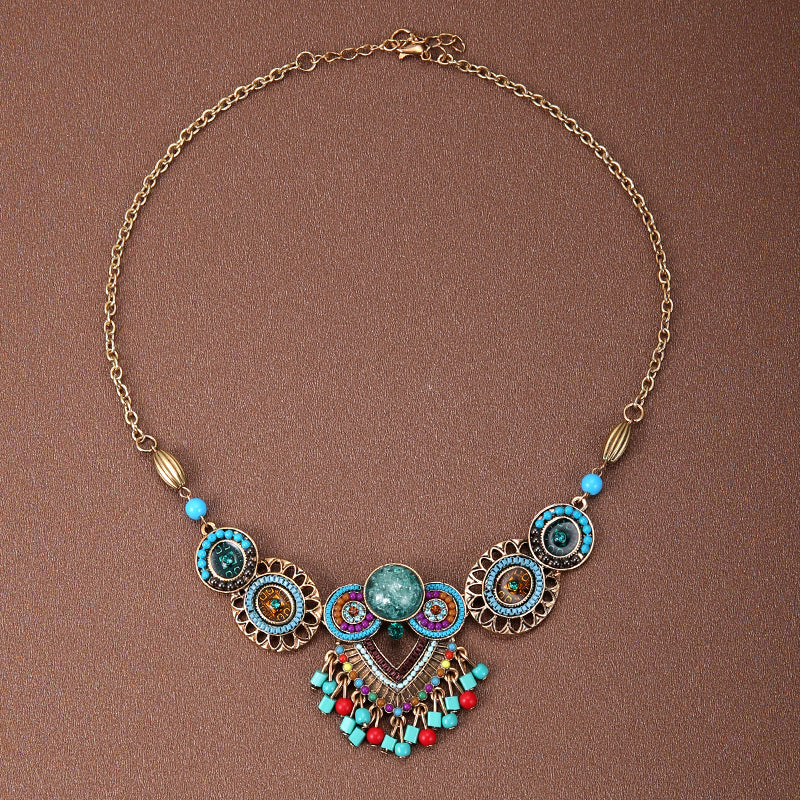 Wholesale Vintage Ethnic Style Forehead Chain Bohemian Necklaces ACC-NE-Gumi002