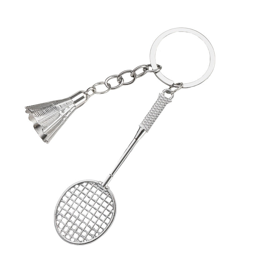 Wholesale Alloy Badminton Racket Keychain ACC-KC-RongRui027