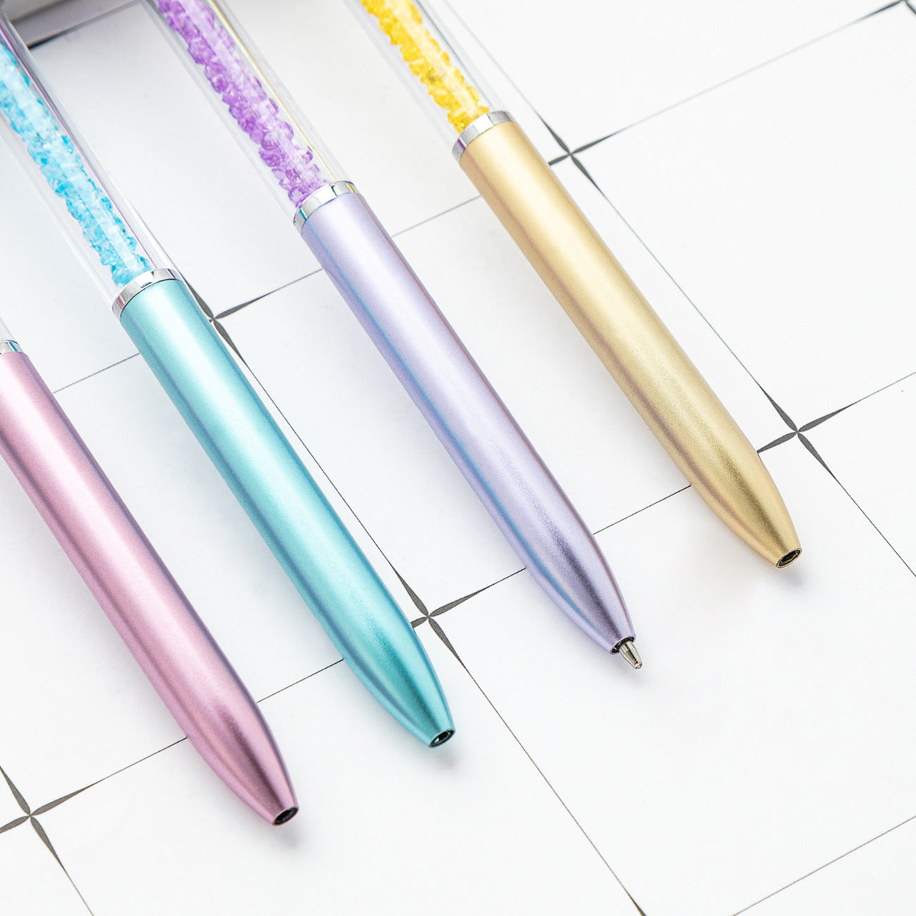 Wholesale Plastic Ballpoint Pen Love Crystal Pen ACC-PN-HuaH042