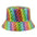Wholesale  Fashion Rainbow Colorful Gold and Silver Fish Scale Basin Hat