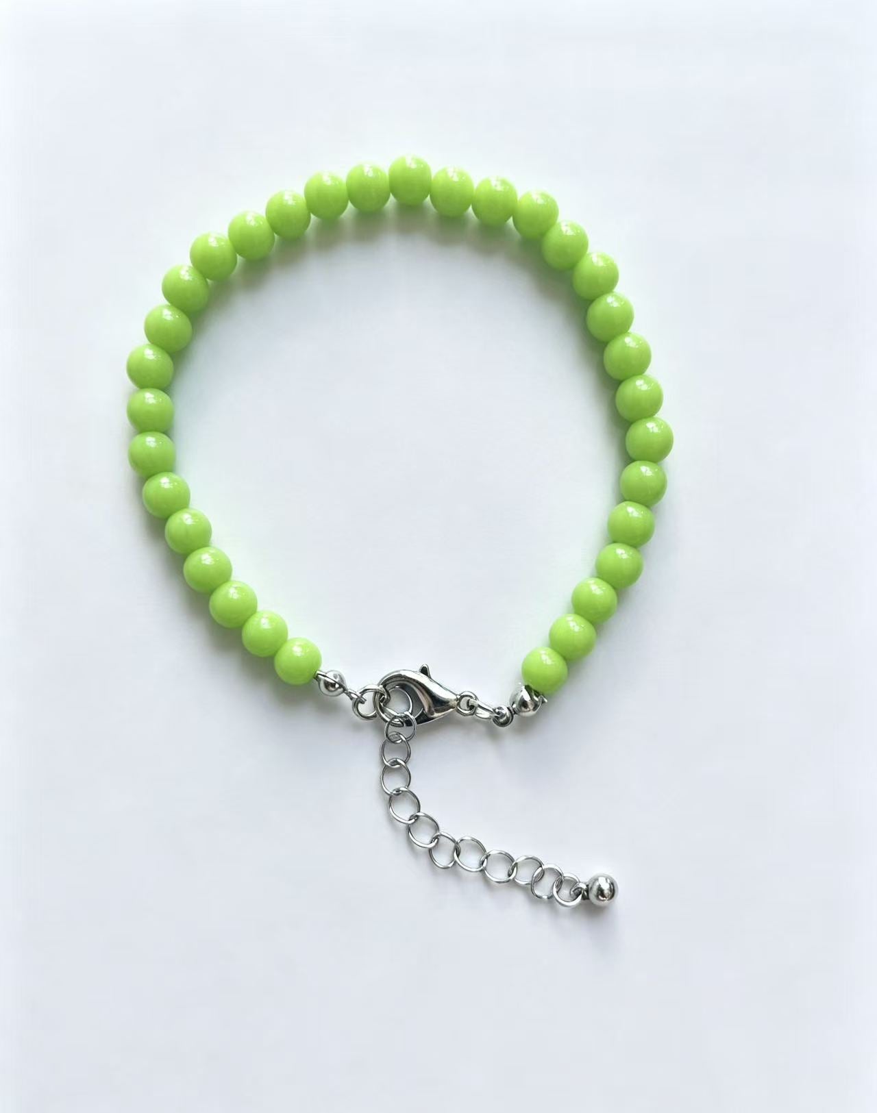 Wholesale Colorful Handmade Acrylic Beaded Bracelet Pet Collar Trendy Jewelry Gift