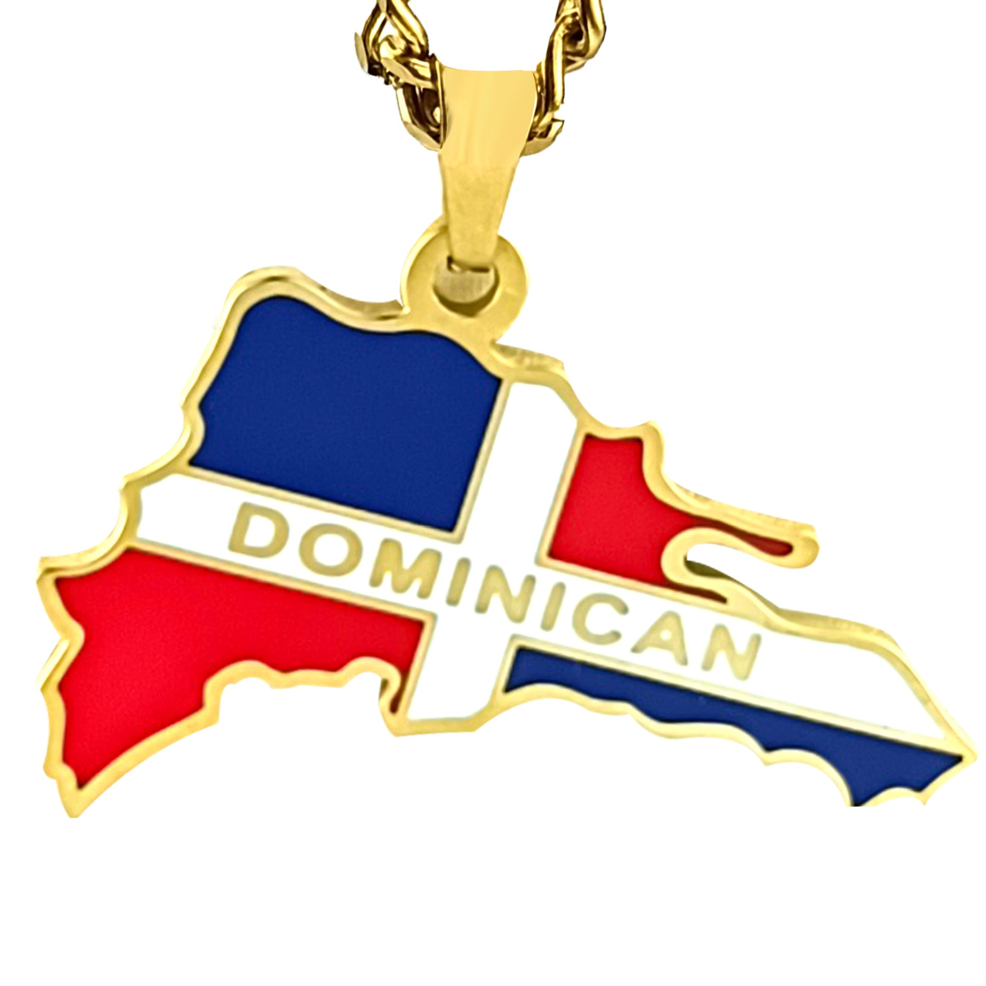 Wholesale Irregular Stainless Steel Necklace World Map Pendant ACC-NE-Ruig003