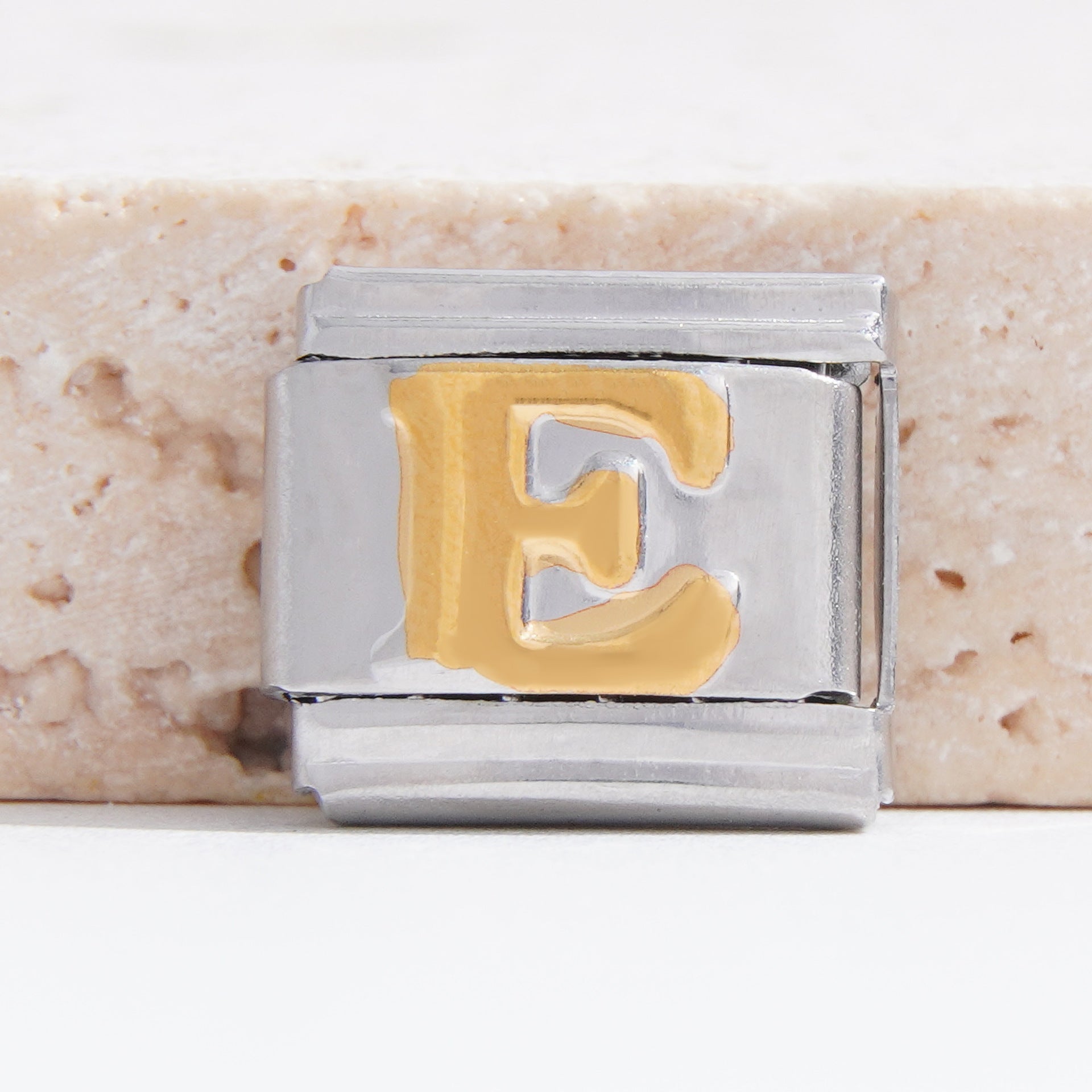 Wholesale Italian Charm Bracelet 9mm DIY Splicing English Alphabet Series Stainless Steel Composable Bracelet