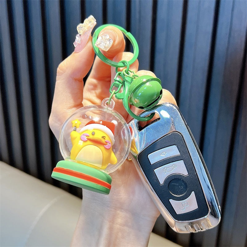 Wholesale Christmas Yellow Duck Keychains ACC-KC-WoAn016