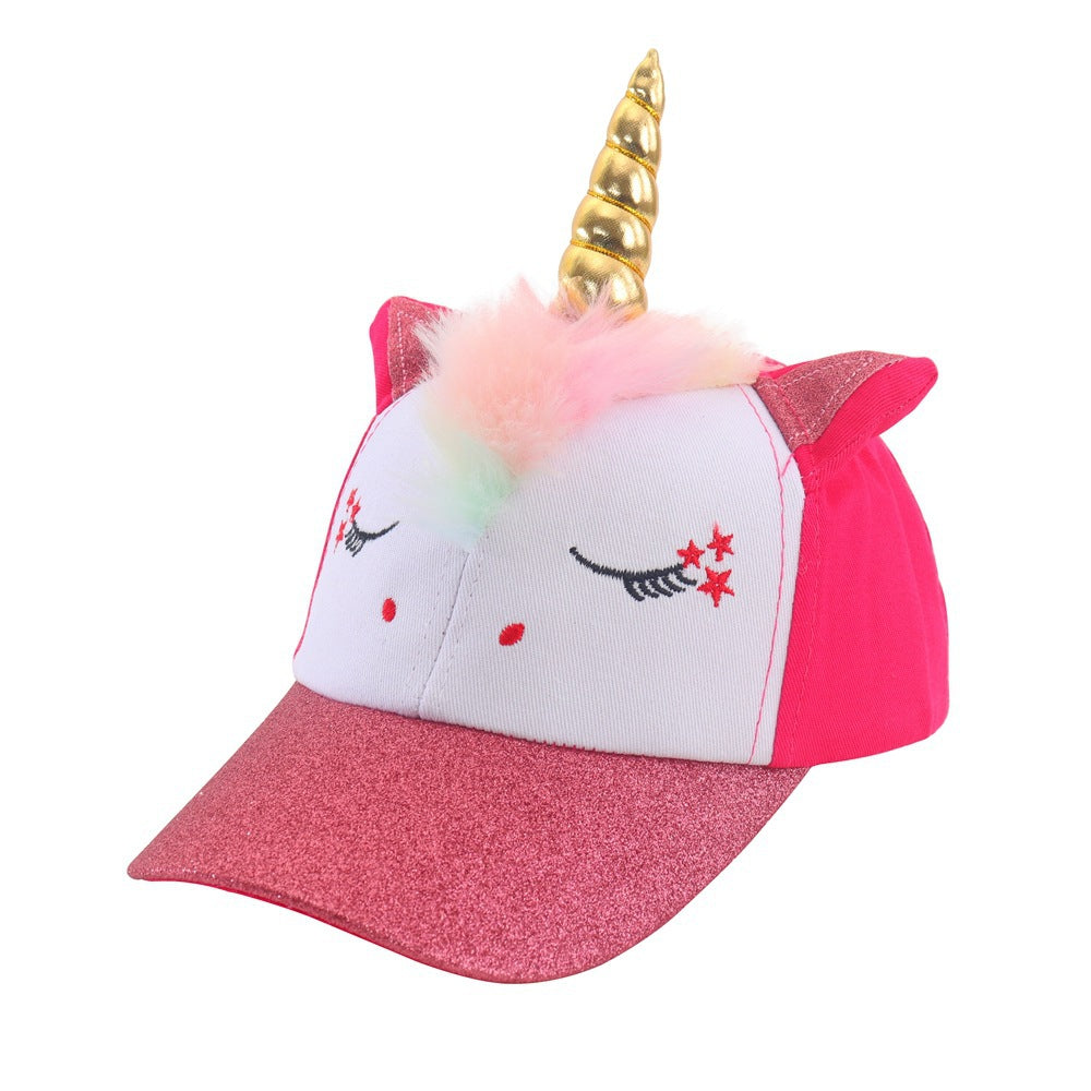 Wholesale Children's Hat Girls Cartoon Baseball Cap Peaked Cap Kids Hat ACC-KH-TuYu002