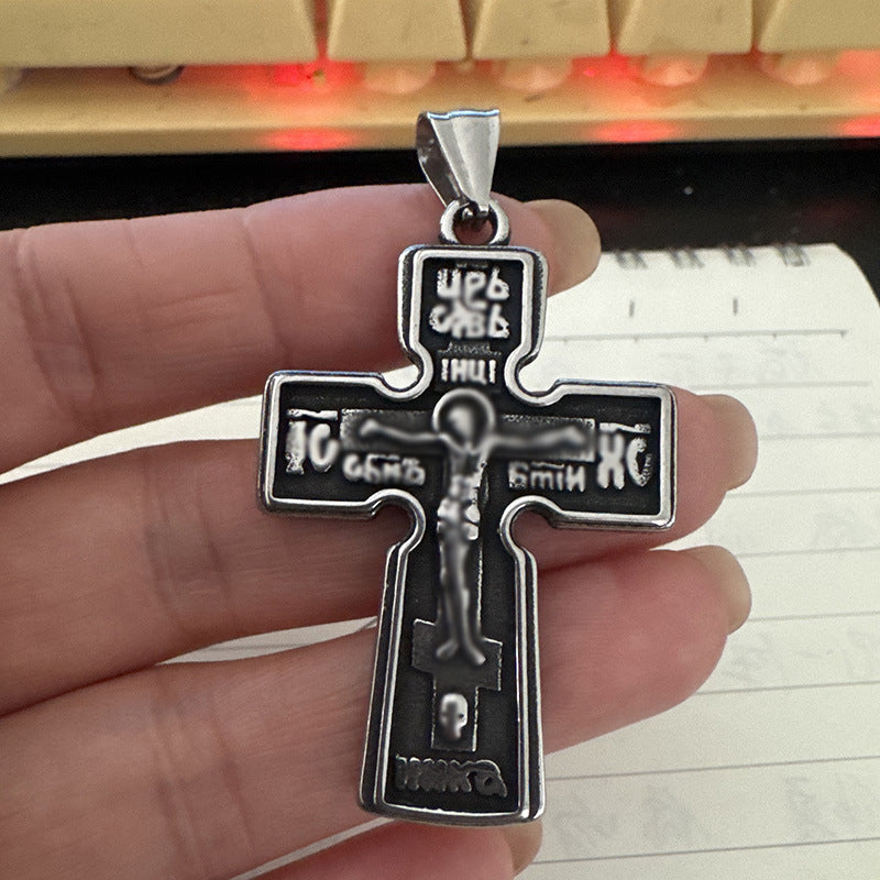 Wholesale Titanium Steel Cross Necklace