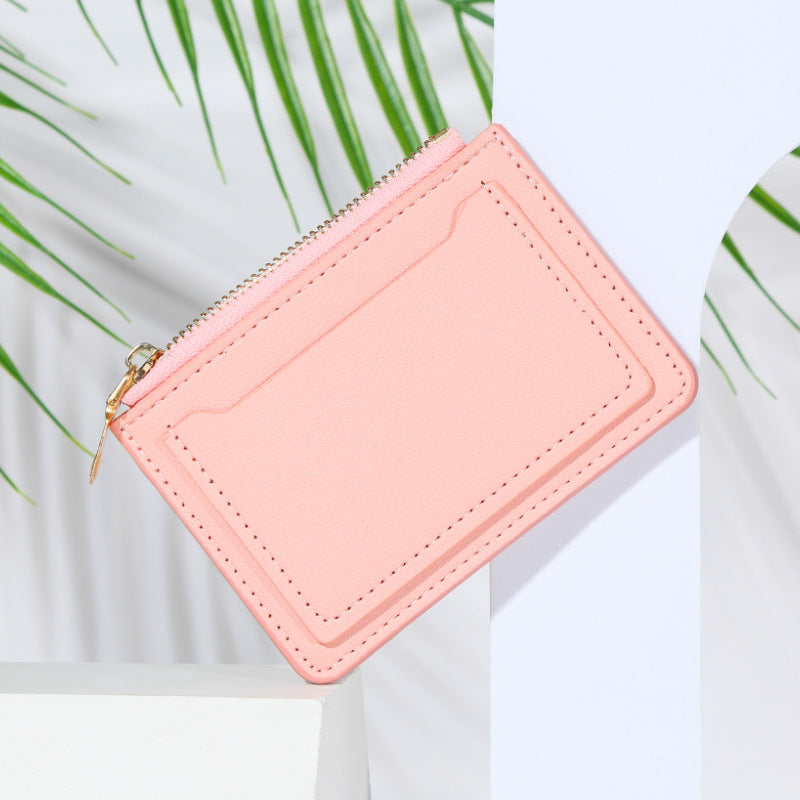 Wholesale Women's Ultra-thin Card Holder Candy Color Wallet