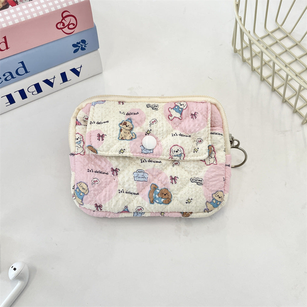 Wholesale Cute Anime Cartoon Multifunctional Card Wallet Cosmetic Bag Trendy Polyester Women S Storage Pouch For Home And Boutique Resale