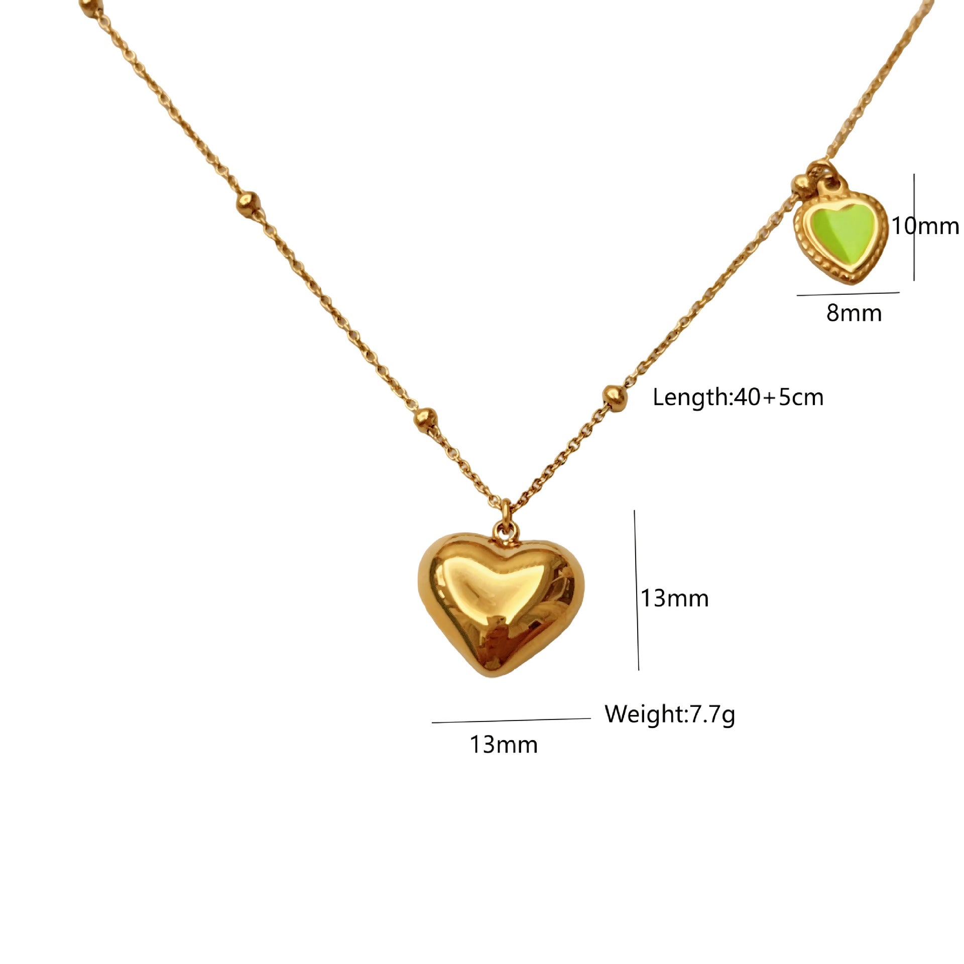 Wholesale Stainless steel Devil's Eye Natural Stone Bamboo Bead Necklace