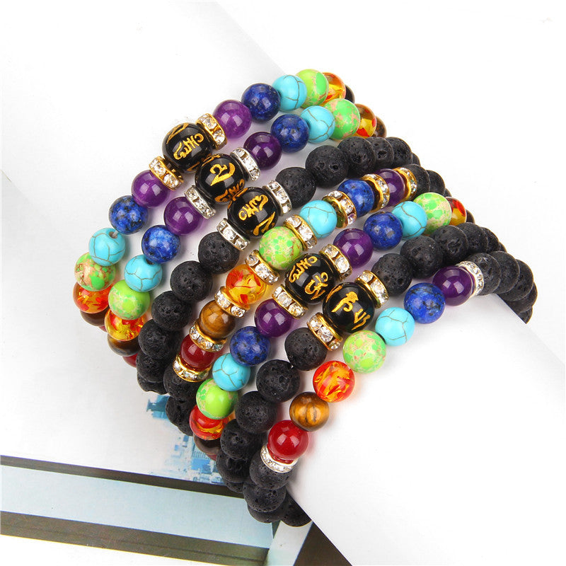 Wholesale Colorful Stone Beads Bracelet ACC-BT-Ruiz004