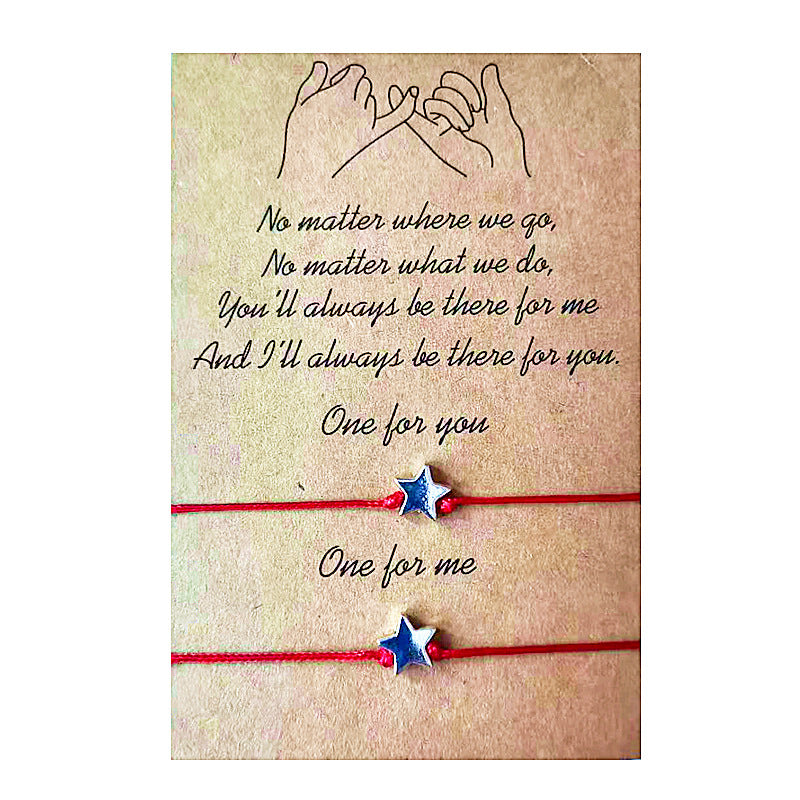 Wholesale  Alloy Sunflower  Woven Card Bracelet