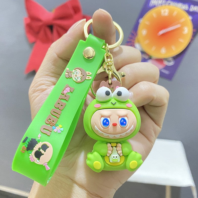 Wholesale Cute cartoon silicone keychain