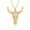 Wholesale  fashion personality bull women's 18K pendant necklace