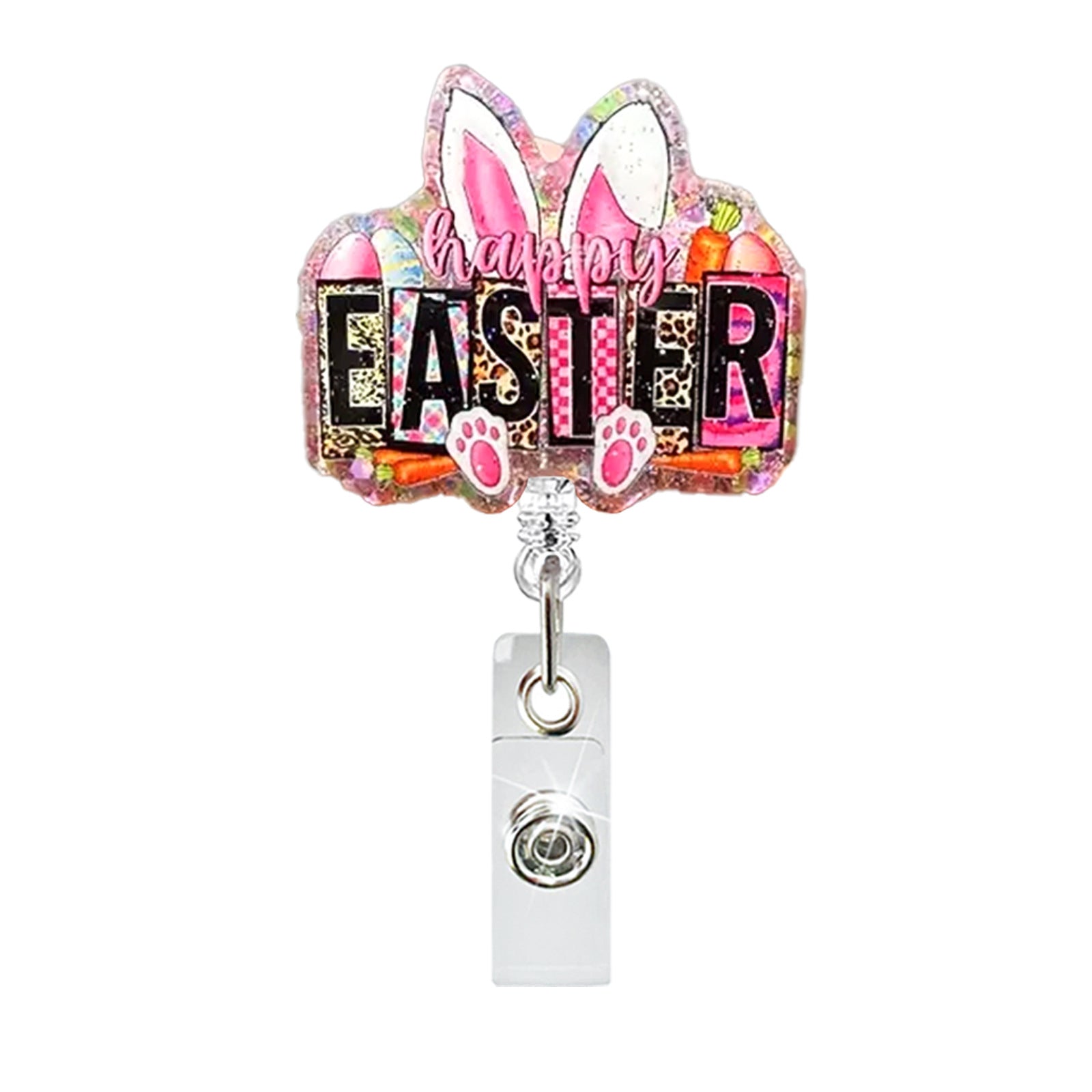 Wholesale Easter Bunny Egg Acrylic Badge Reels