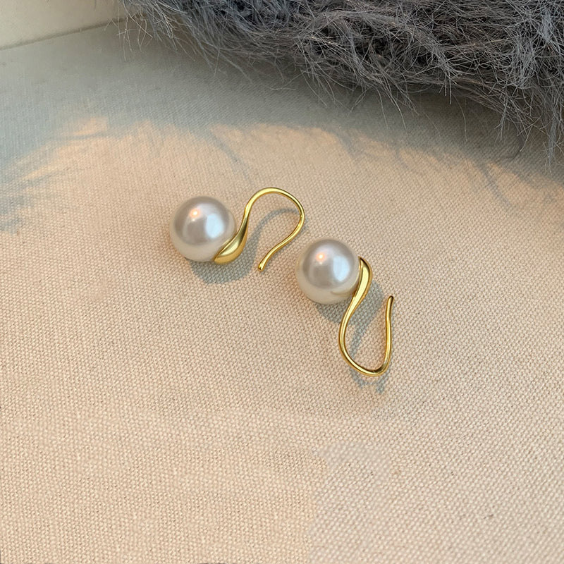 Wholesale high heels pearl earrings
