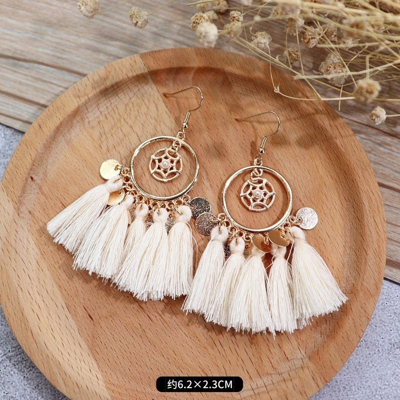 Wholesale Vintage Bohemian Ethnic Style Earrings ACC-ES-Luox004