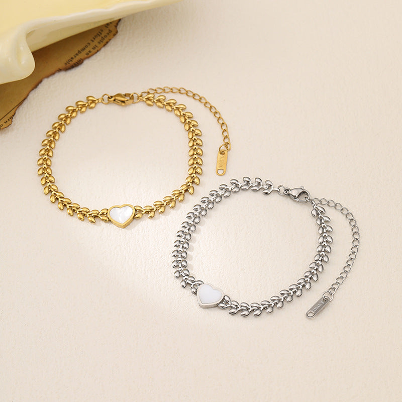 Wholesale Titanium Steel Double Layer Love Bracelet Boutique Resale