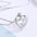 Wholesale S925 Sterling Silver Heart Necklace