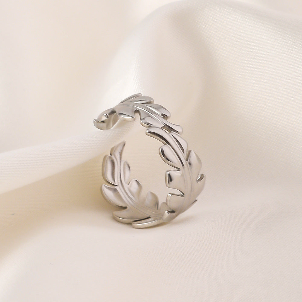 Wholesale titanium steel open rings