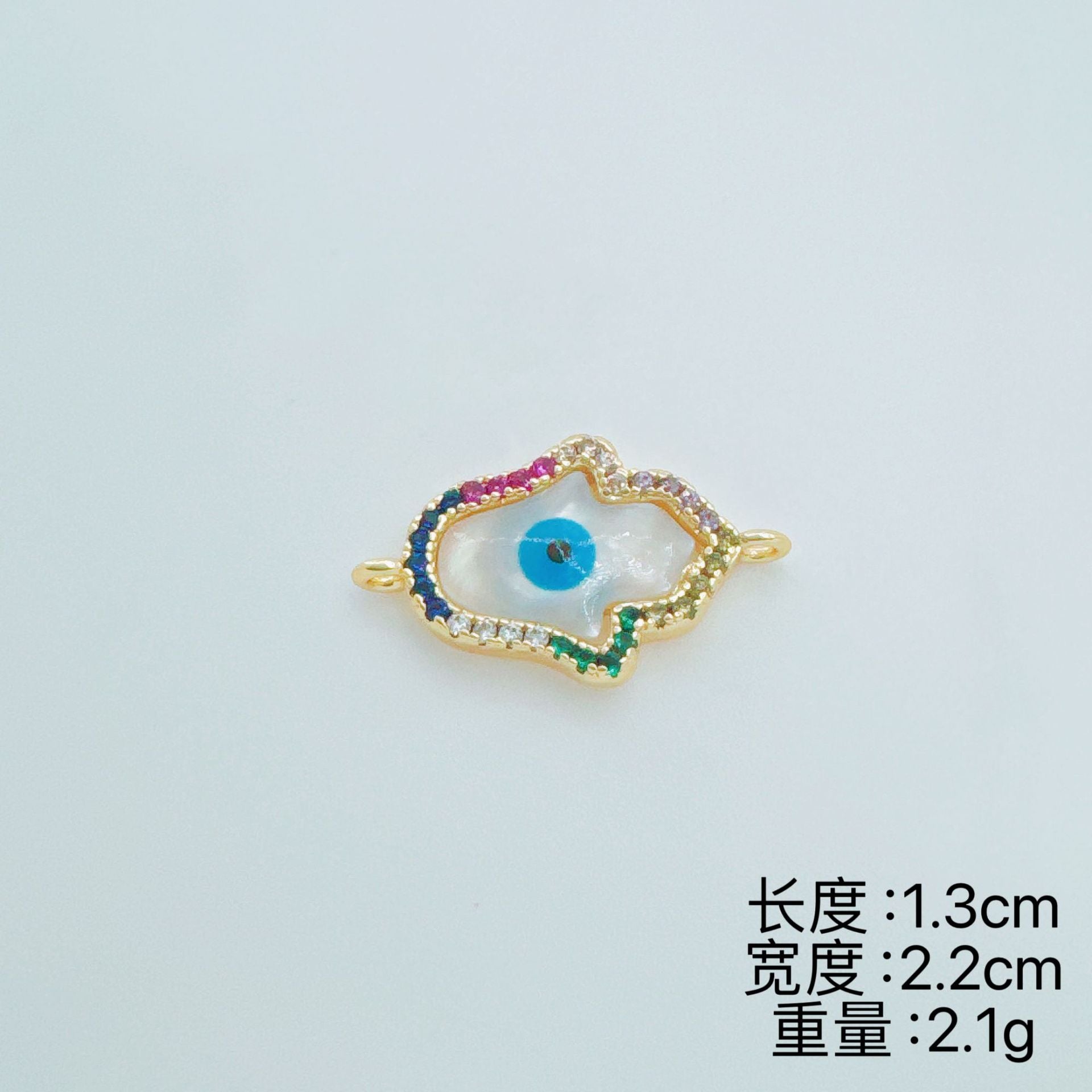 Wholesale Vintage Evil Eye Bracelet Gold Plated Copper Fashion Jewelry Gift for Women