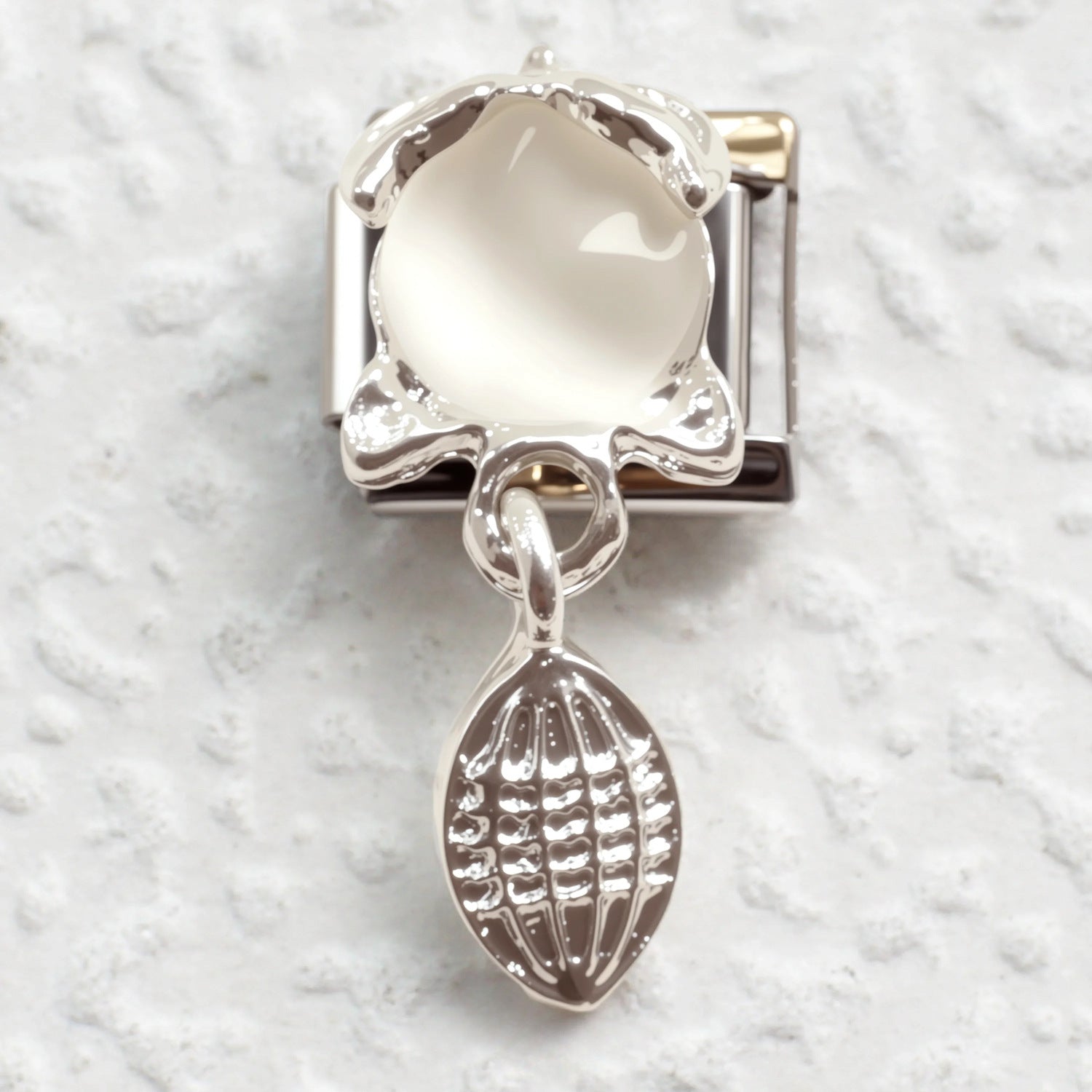 Wholesale Butterfly Flower Italian Charm Bracelet Stainless Steel Fashion Accessory Gift