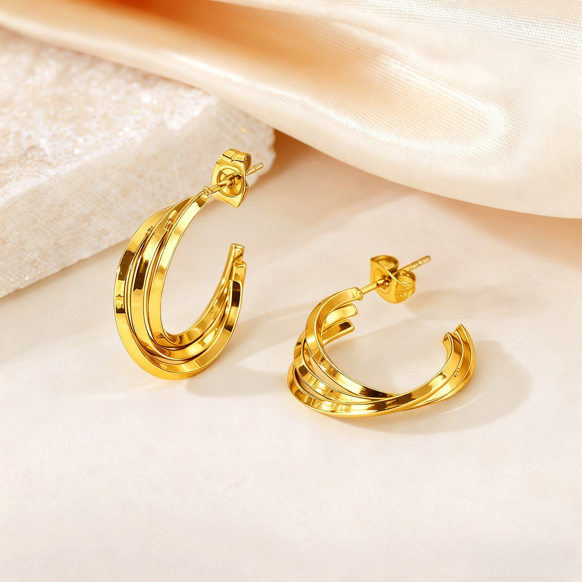 Wholesale titanium steel  non-fading earrings