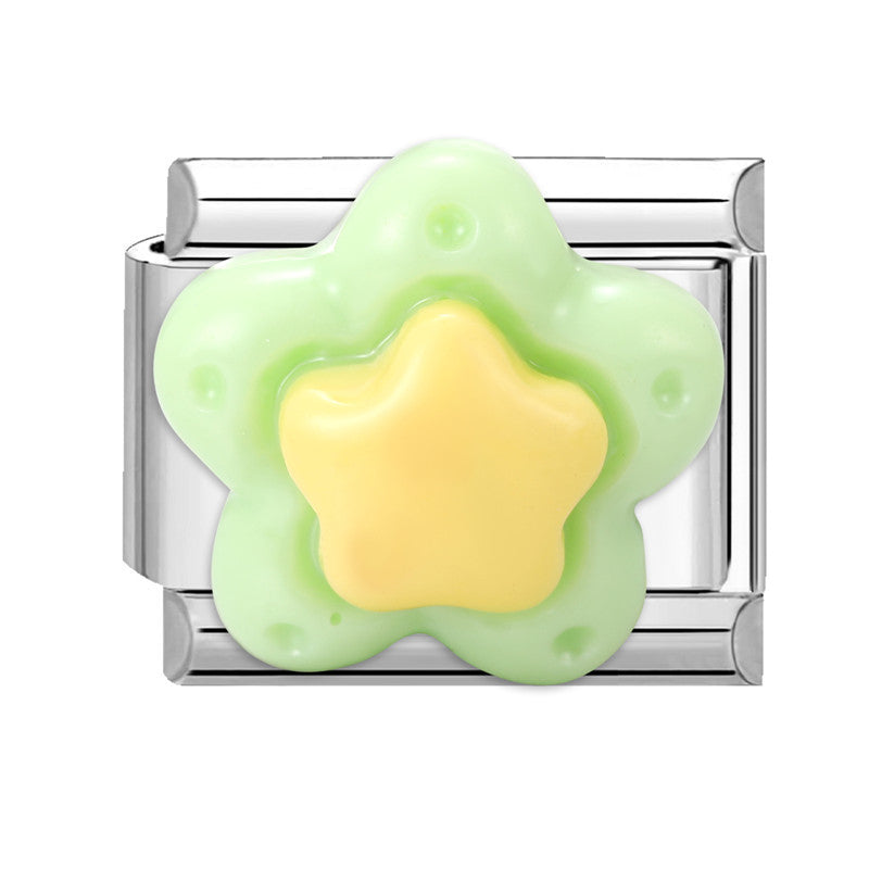 Wholesale Italian Charm Bracelet 9mm DIY Splicing Cute Creative Stainless Steel Composable Bracelet