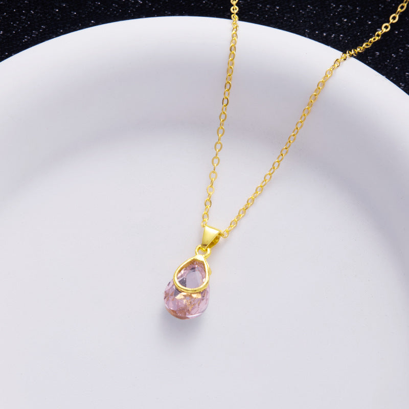 Wholesale  Light Luxury Simple Earrings Design Niche Jewelry suit