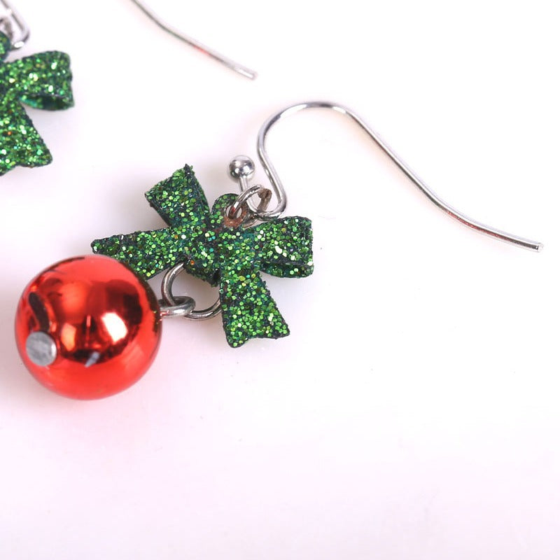 Wholesale 10pcs Cute Christmas Earrings