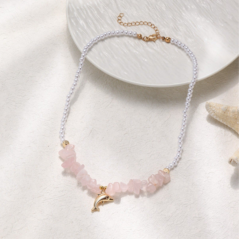 Wholesale  shell fashion pendant clavicle chain summer  necklace