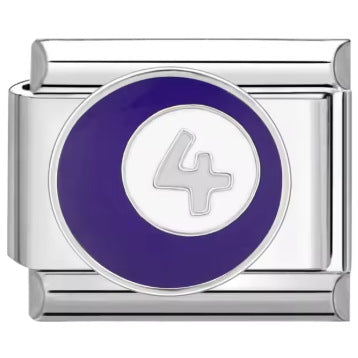 Wholesale  Italian Charm Bracelet 9mm DIY Billiards Snooker  Creative Stainless Steel Composable Bracelet