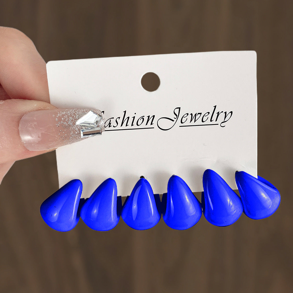 Wholesale Multicolor Earrings suit Personality Exaggerated Water Drops  Earrings