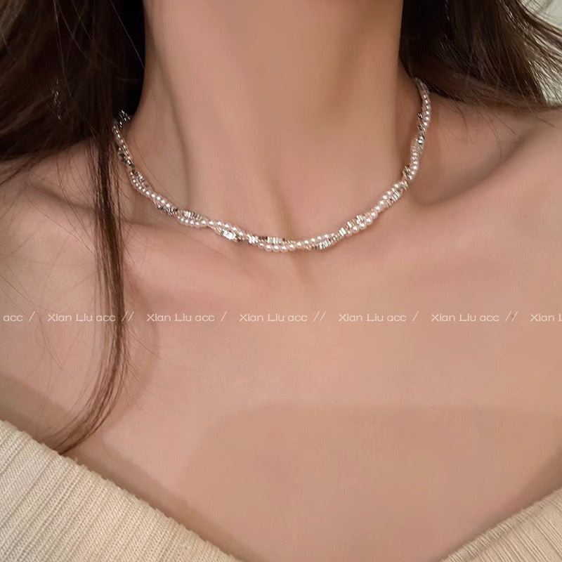 Wholesale  Double Layer Stacked Necklace