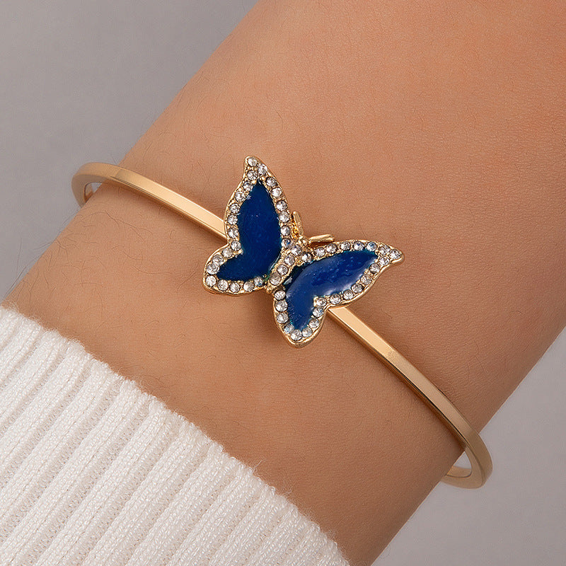 Wholesale 3D Butterfly Petal Open Bracelet ACC-BT-LingGe001