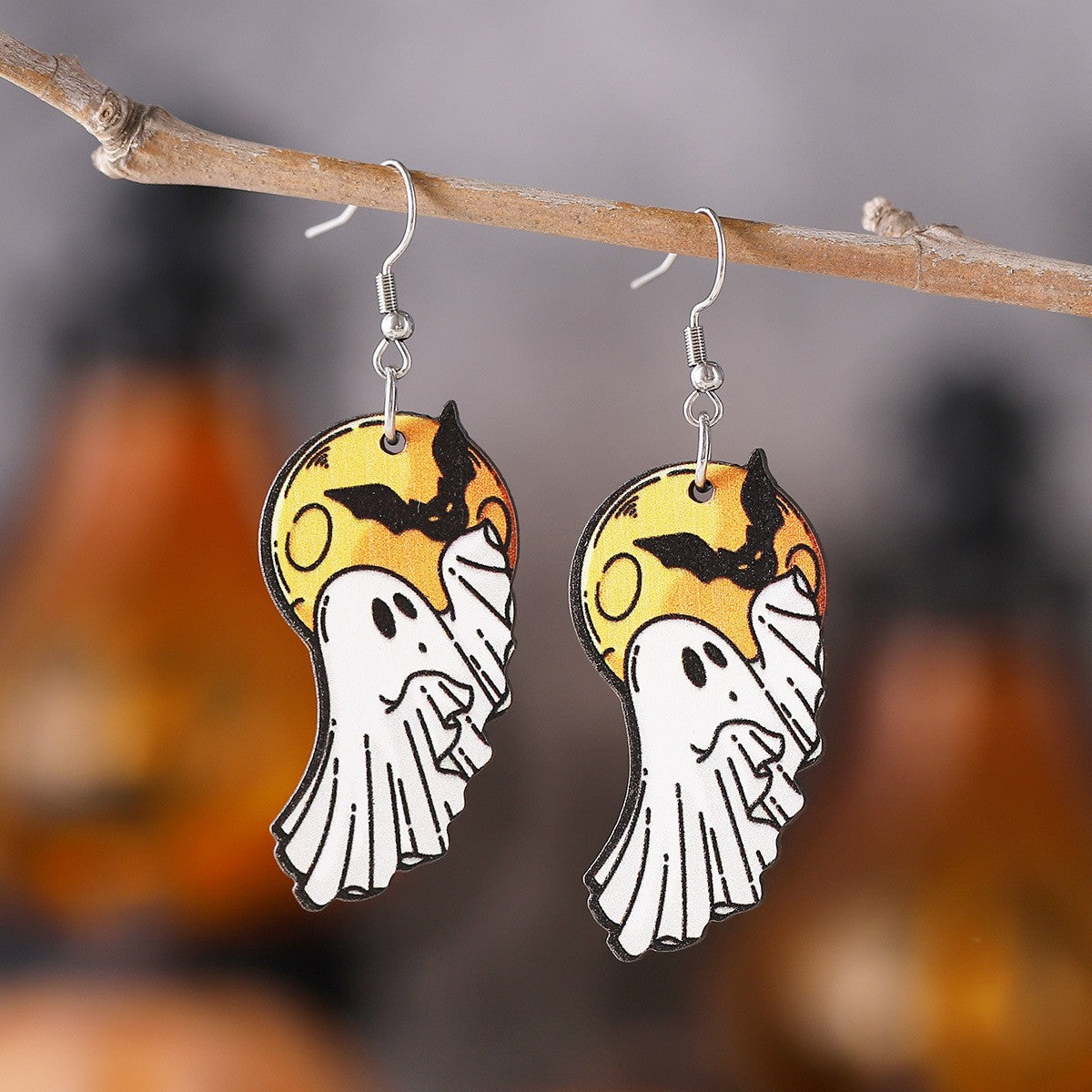 Wholesale Odd Show Ghost Drop Earrings