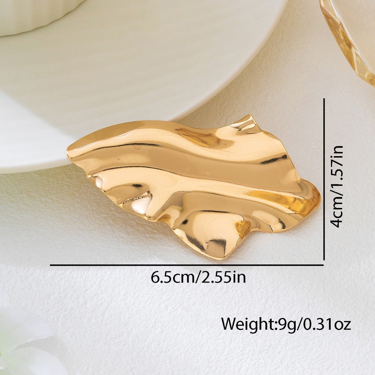 Wholesale Trendy Geometric Irregular Brooch For Women Chic Fashion Jewelry Accessory Stylish Gift For Daily Business Wear