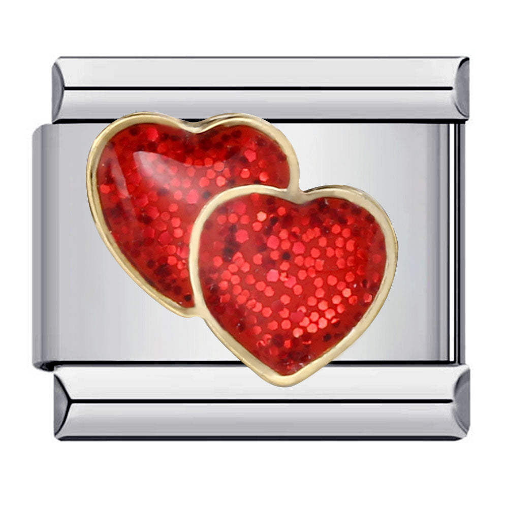 Wholesale Italian Charm Bracelet 9mm DIY Splicing Removable Heart Crown Element Stainless Steel Composable Bracelet