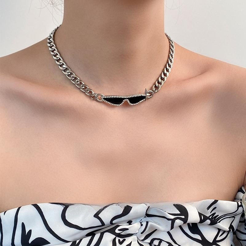 Großhandel Sonnenbrille Kubanische Halskette Accessoires Halskette