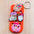 Wholesale  cartoon keychain pendant PVC key board fluorescent hole board accessories