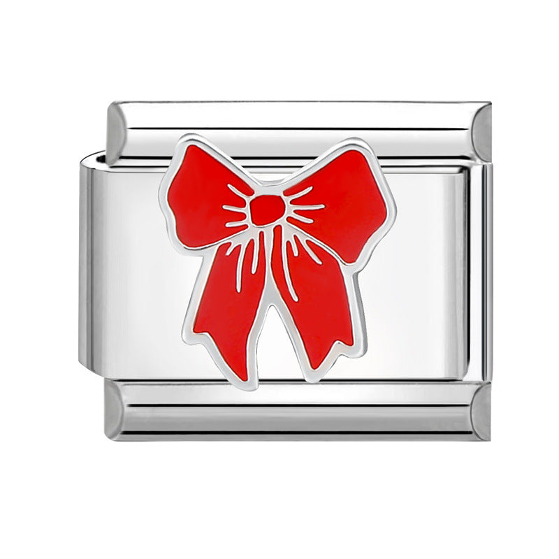 Wholesale Italian Charm Bracelet 9mm DIY Splicing Creative Pattern Stainless Steel Composable Bracelet