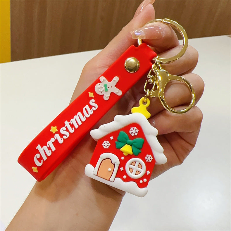 Wholesale  doll pendant Christmas Keychains