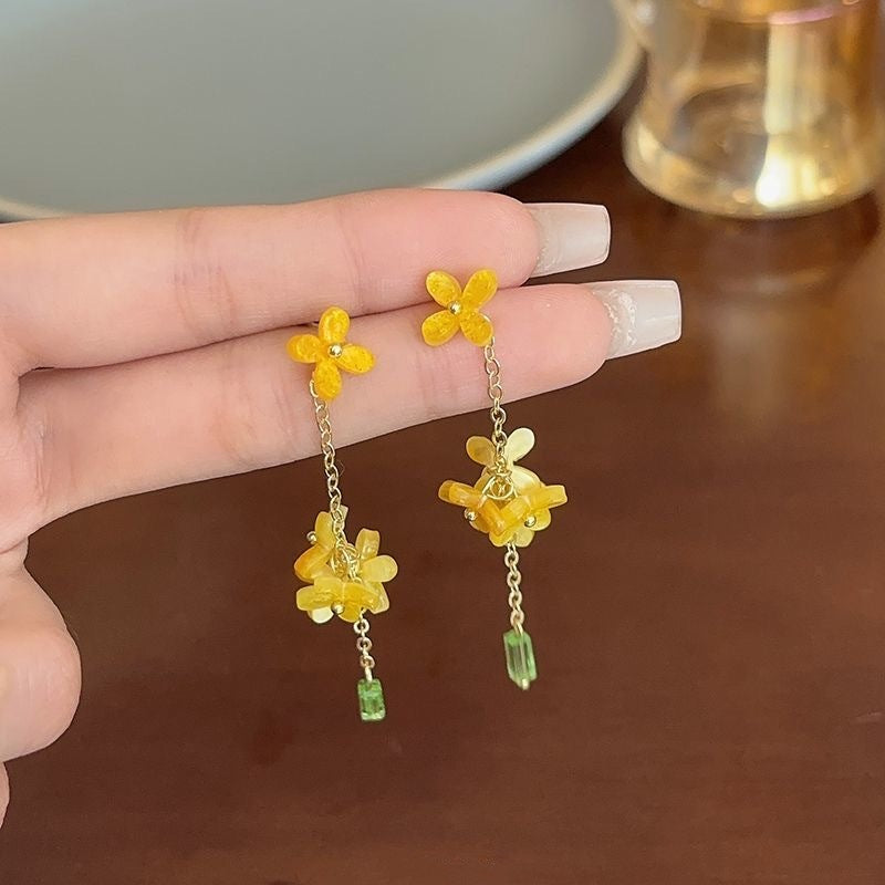 Wholesale Osmanthus Fringed Pearl Earrings