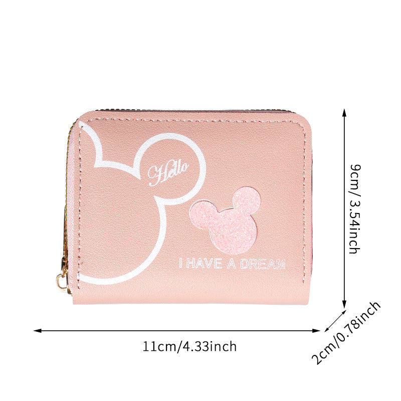 Wholesale cute cartoon short wallet