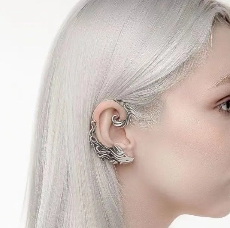 Wholesale Wolf Couple Personalized Ear Clip