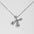 Wholesale  titanium steel smooth bubble letter necklace