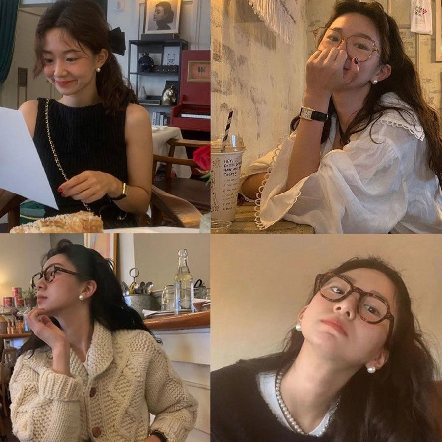 Wholesale big round pearl hollow mosquito coil ear clip earrings