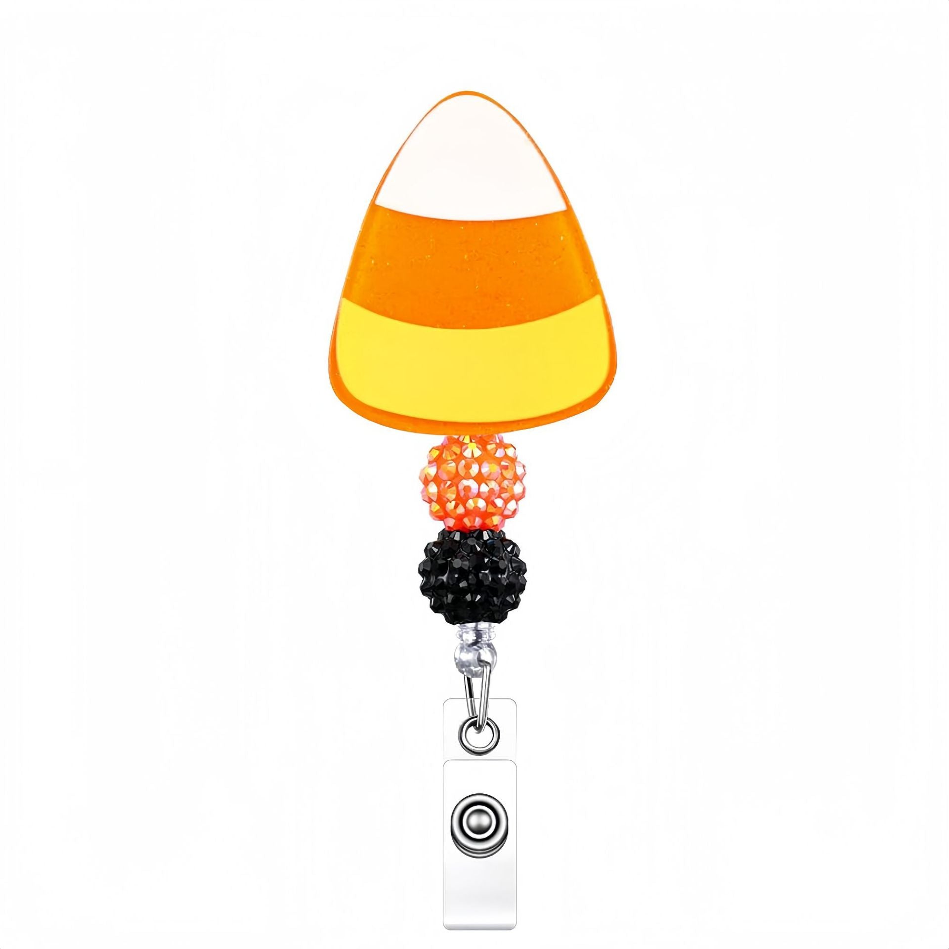 Wholesale 10pcs Acrylic Thanksgiving Badge Reels Keychains